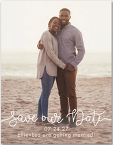 Artsy Impression - Save the Date Postcard